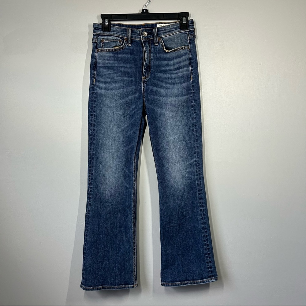 rag & bone Blue Flare Jeans